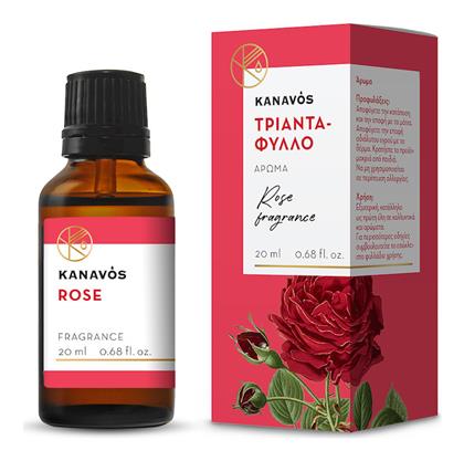 Fragrance Rose Αιθέριο Έλαιο Τριαντάφυλλο 20ml Kanavos