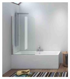 Iro Ανοιγόμενο Διαχωριστικό Μπανιέρας 85x140cm Clear Glass Karag