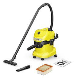 WD 4 2,2M 6M *EU Σκούπα Υγρών / Στερεών 1000W με Κάδο 20lt Karcher