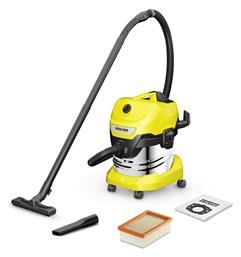 WD 4 S V-20/5/22 Σκούπα Υγρών / Στερεών 1000W με Κάδο 20lt Karcher