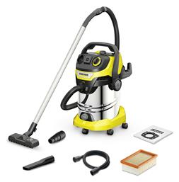 WD 6 P S V Σκούπα Υγρών / Στερεών 1300W με Κάδο 30lt Karcher