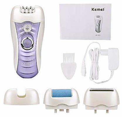 3-in-1 Σετ Αποτρίχωσης Epilator για Σώμα & Μπικίνι KM-3012 Kemei