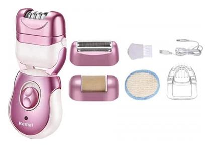 Σετ Αποτρίχωσης Epilator για Πρόσωπο, Σώμα & Μπικίνι KM-376 Kemei