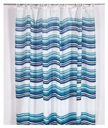 Brock Κουρτίνα Μπάνιου Υφασμάτινη 240x180 cm Μπλε Kentia