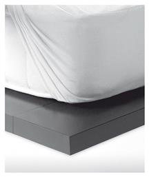 Προστατευτικό Επίστρωμα King Size Αδιάβροχο με Φάσα Cotton Cover Λευκό 180x200εκ. Kentia από το Katoikein