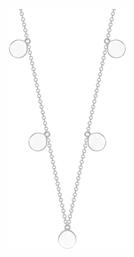 Κολιέ από Λευκόχρυσο 14Κ Kiriakos Gofas