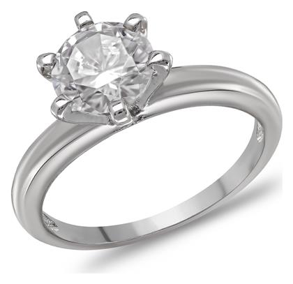 Μονόπετρο από Ασήμι Kiriakos Gofas