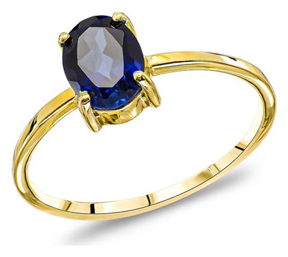 Μονόπετρο από Χρυσό 14K Kiriakos Gofas