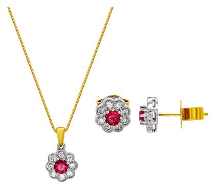 Σετ Κοσμημάτων από Χρυσό 18K Kiriakos Gofas