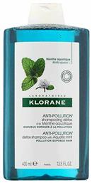 Klorane Aquatic Mint Σαμπουάν για Βαθύ Καθαρισμό για Όλους τους Τύπους Μαλλιών 400ml