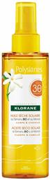 Polysianes Αντηλιακό Λάδι για το Σώμα SPF30 200ml Klorane