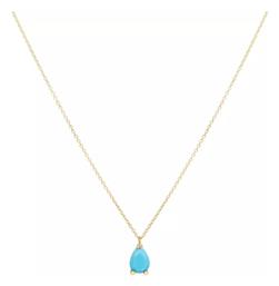 Κολιέ από Χρυσό 14Κ με Ζιργκόν