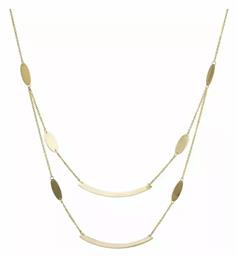 Κολιέ Διπλό από Χρυσό 14Κ - Kosmima24