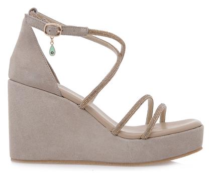 Καλοκαιρινές Γυναικείες Πλατφόρμες Μπεζ Komis & Komis από το Tsakiris Mallas