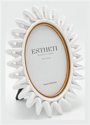 Κορνίζα Πολυρητίνης 10x15cm με Λευκό Πλαίσιο 2τμχ - Estheti