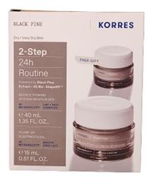 Black Pine 24h Routine Σετ Περιποίησης για Σύσφιξη Korres