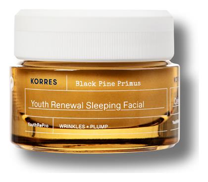 Black Pine Primus Αντιγηραντική Κρέμα Νυκτός 40ml Korres