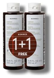 Δάφνη & Echinacea Σαμπουάν κατά της Πιτυρίδας 2x250ml Korres