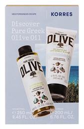 Discover Pure Greek Olive Oil Σετ Περιποίησης για Καθαρισμό Σώματος Korres