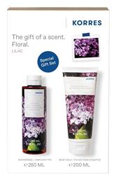 Lilac Σετ Περιποίησης για Ενυδάτωση & Καθαρισμό Σώματος Korres