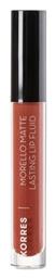 Morello Matte Lasting Lip Fluid Long Lasting Liquid Κραγιόν Matte 3.4ml Korres