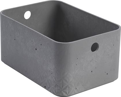 ΚΟΥΤΙ ΑΠΟΘΗΚΕΥΣΗΣ CURVER KETER BETON HALF CUBE ΠΛΑΣΤΙΚΟ 4L - 24X17X13CM από το Plus4u