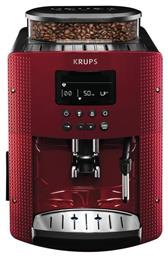 EA8155 Αυτόματη Μηχανή Espresso 1450W Πίεσης 15bar με Μύλο Άλεσης Κόκκινη Krups από το Kotsovolos