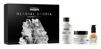 L'Oréal Professionnel Δώρου Metal Detox Glacial Utopia Limited Edition Σετ Περιποίησης Μαλλιών με Σαμπουάν, Μάσκα και Λάδι 3τμχ - LOreal Professionnel