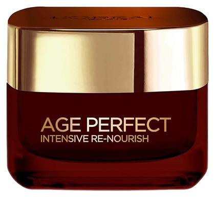 L'Oreal Paris Age Perfect Intensive Re-Nourish Rich Ενυδατική & Αντιγηραντική Κρέμα Προσώπου Ημέρας για Ξηρές Επιδερμίδες 50ml - LOreal Paris