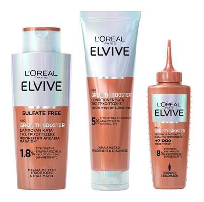 L'Oreal Paris Elvive Growth Booster Σετ Περιποίησης Μαλλιών κατά της Τριχόπτωσης 3τμχ - LOreal Paris