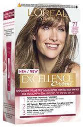 L'Oreal Paris Excellence Cream Colour 7.1 Ξανθό Σαντρέ 48ml - LOreal Paris