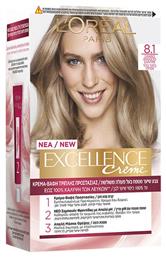 L'Oreal Paris Excellence Cream Colour 8.1 Ξανθό Ανοιχτό Σαντρέ 48ml - LOreal Paris