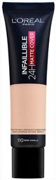 L'Oreal Paris Infaillible 24H Matte Cover Liquid Make Up 110 Vanille Rose 30ml - LOreal Paris