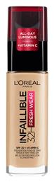 L'Oreal Paris Infaillible 32H Fresh Wear Liquid Make Up 100 Linen 30ml - LOreal Paris