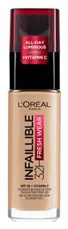 L'Oreal Paris Infaillible 32H Fresh Wear Liquid Make Up 145 Rose Beige 30ml - LOreal Paris