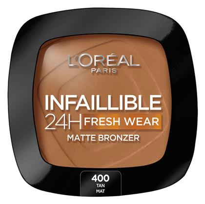 L'Oreal Paris Infallible 24H Fresh Wear Matte Bronzer 400 Tan Dore 9gr - LOreal Paris