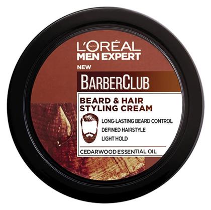 L'Oreal Paris Κρέμα Μαλλιών Men Expert BarberClub για Διαμόρφωση με Ελαφρύ Κράτημα 75ml - LOreal Paris