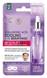 L'Oreal Paris Revitalift Hyaluronic Acid Cooling Eye Serum Μάσκα Ματιών για Ενυδάτωση 11gr - LOreal Paris