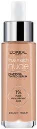 L'Oreal Paris True Match Nude Tinted Serum Liquid Make Up Light Medium 30ml - LOreal Paris