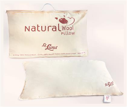 The Wool Pillow Medium Μαξιλάρι Ύπνου Μάλλινο Μέτριο 50x70cm La Luna