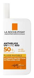 Anthelios Uvmune 400 Invisible Fluid With Perfume Αντηλιακή Κρέμα Προσώπου SPF50 50ml La Roche Posay