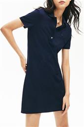 Lacoste Mini All Day Φόρεμα Μακό με Κουμπιά Navy Μπλε