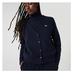 Γυναικεία Πλεκτή Ζακέτα σε Navy Μπλε Χρώμα Lacoste