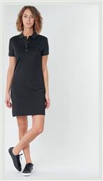 Mini All Day Φόρεμα Μακό με Κουμπιά Μαύρο Lacoste