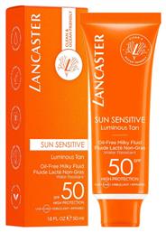 Sun Sensitive Luminus Tan Αντηλιακή Λοσιόν Προσώπου SPF50 50ml Lancaster