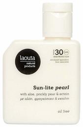 Sun-lite Pearl Αντηλιακή Κρέμα Προσώπου SPF30 50ml Laouta Natural Products