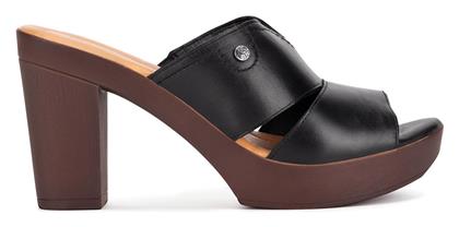 Mules με Χοντρό Τακούνι σε Χρώμα Lasocki