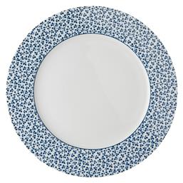 Blueprints Πιάτο Ρηχό από Πορσελάνη Floris με Διάμετρο 26cm Laura Ashley