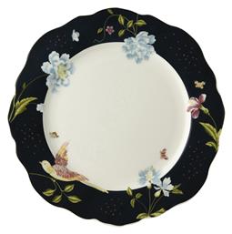 Πιάτο Ρηχό Heritage Irregular Midnight Uni Στρογγυλό 24.5cm Laura Ashley