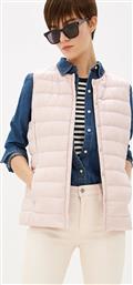 Lauren Ralph Lauren γυναικείο αμάνικο καπιτονέ μπουφάν χωρίς γιακά - 297742532004 - Ροζ από το Notos